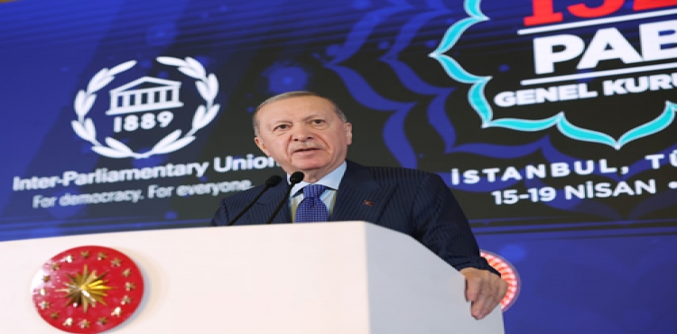 Cumhurbaşkanı Erdoğan Diplomasi ve müzakerenin yerini füze ve bombaların aldığı böyle bir ortamda kimse güvende değildir