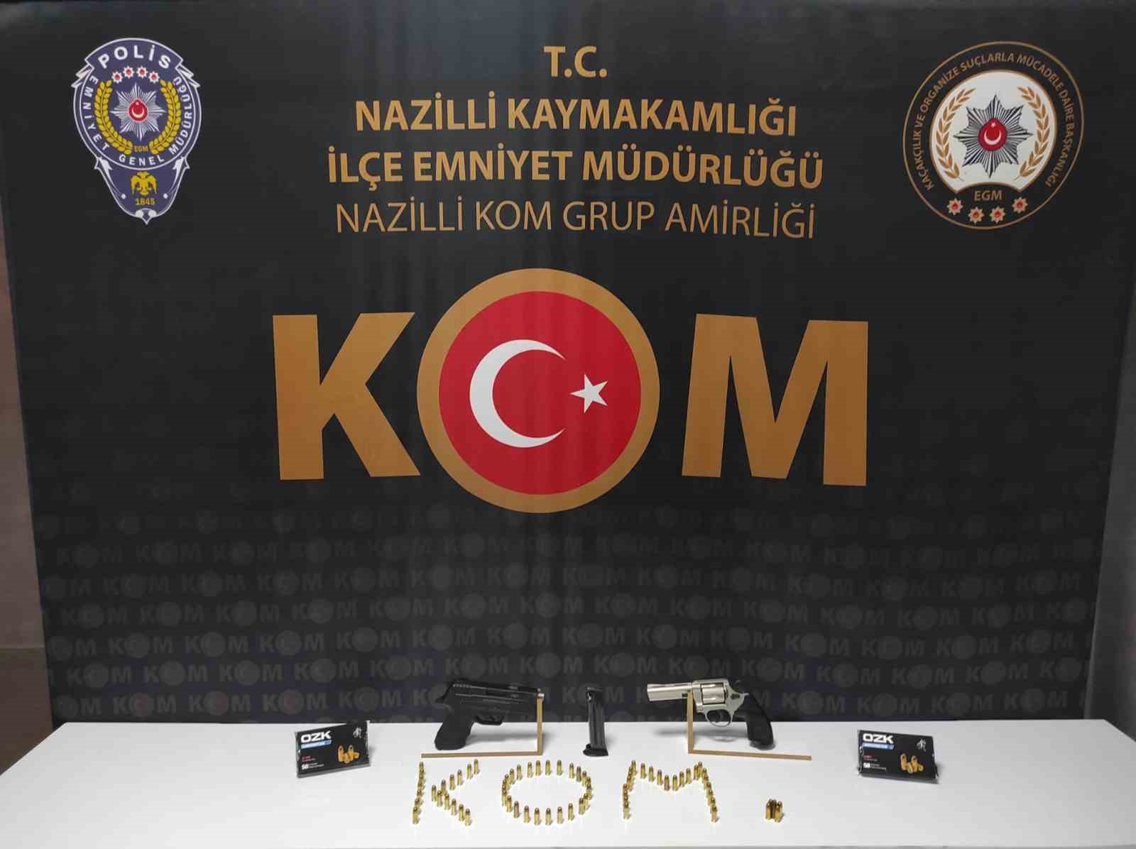 İşyerinde ruhsatsız silahlarla yakalandı
?v=1