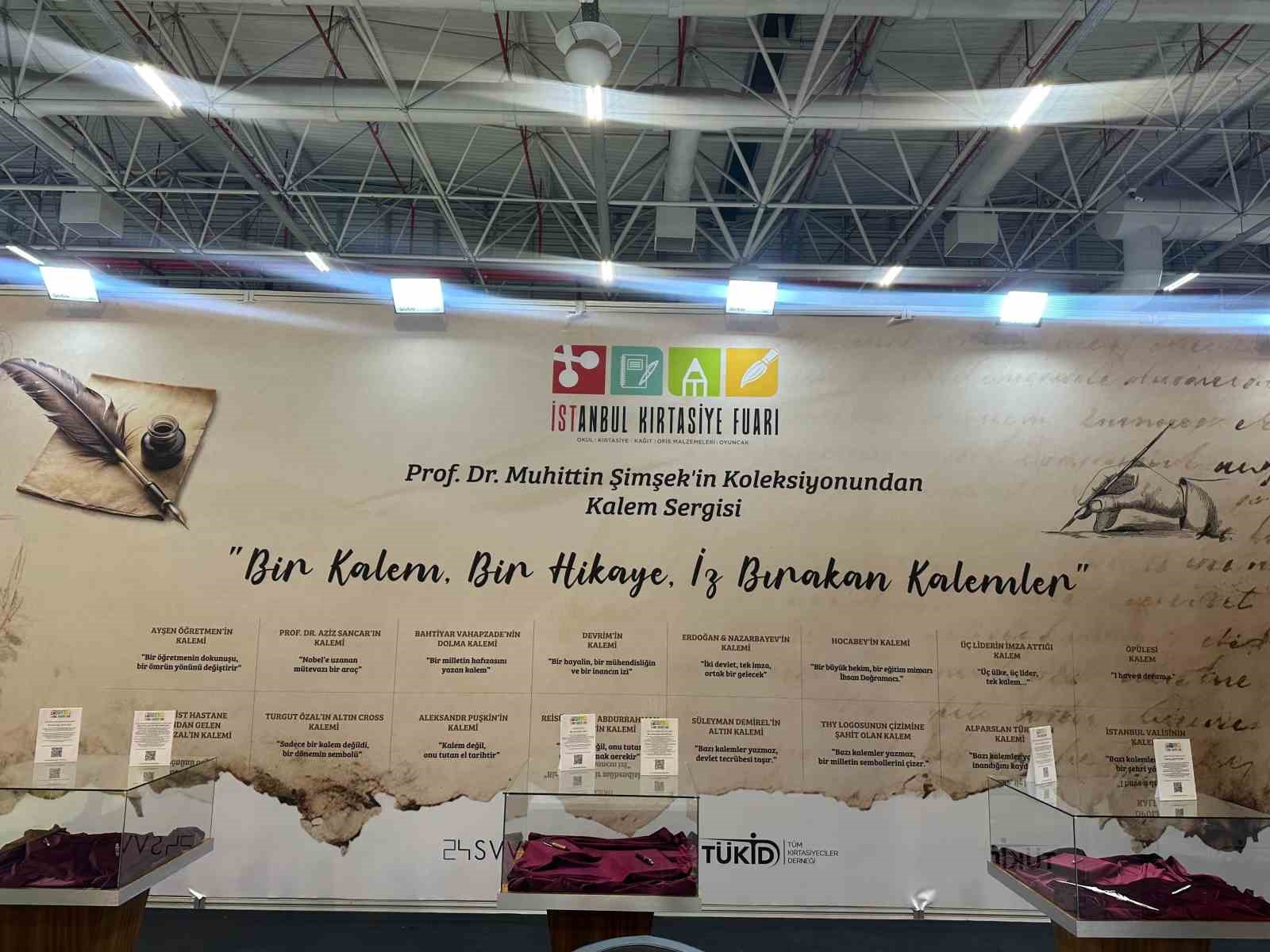 Tarihe iz bırakan kalemler, 32’nci İstanbul Kırtasiye Fuarı’nda sergilendi
?v=1