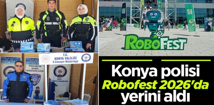 Konya polisi Robofest 2026'da yerini aldı?v=1