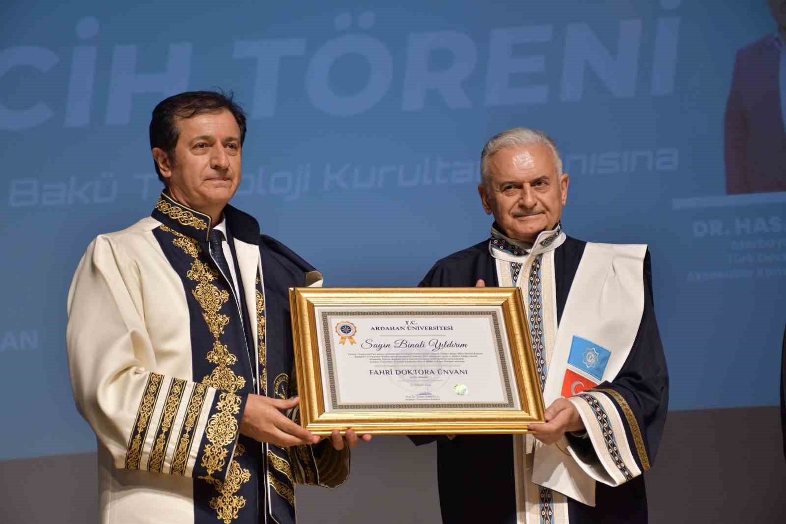 Binali Yıldırım’a fahri doktora ünvanı verildi
?v=1