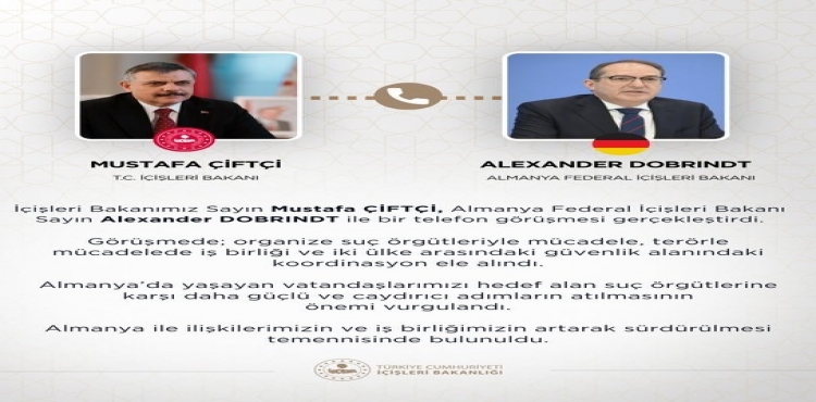 Bakan Çiftçi Alman mevkidaşı ile telefonda görüştü?v=1