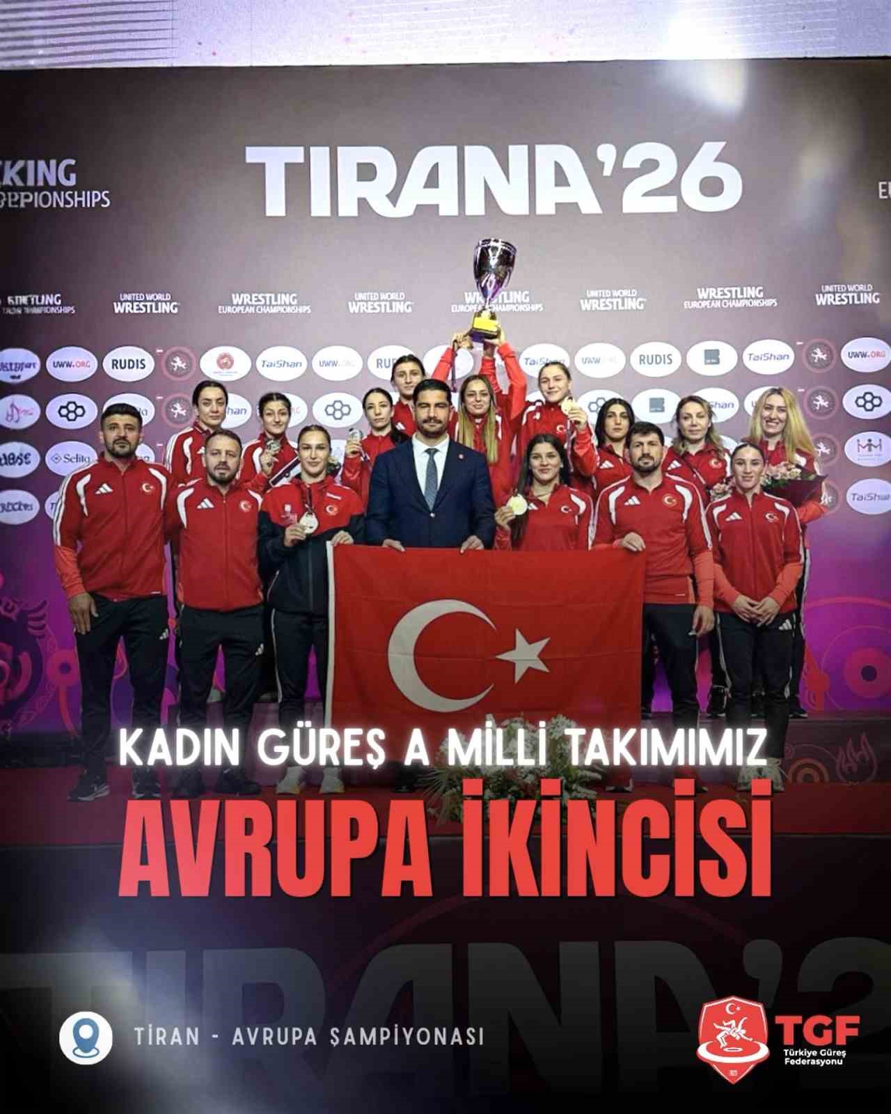 Kadın Güreş Milli Takımı, Avrupa ikincisi
?v=1