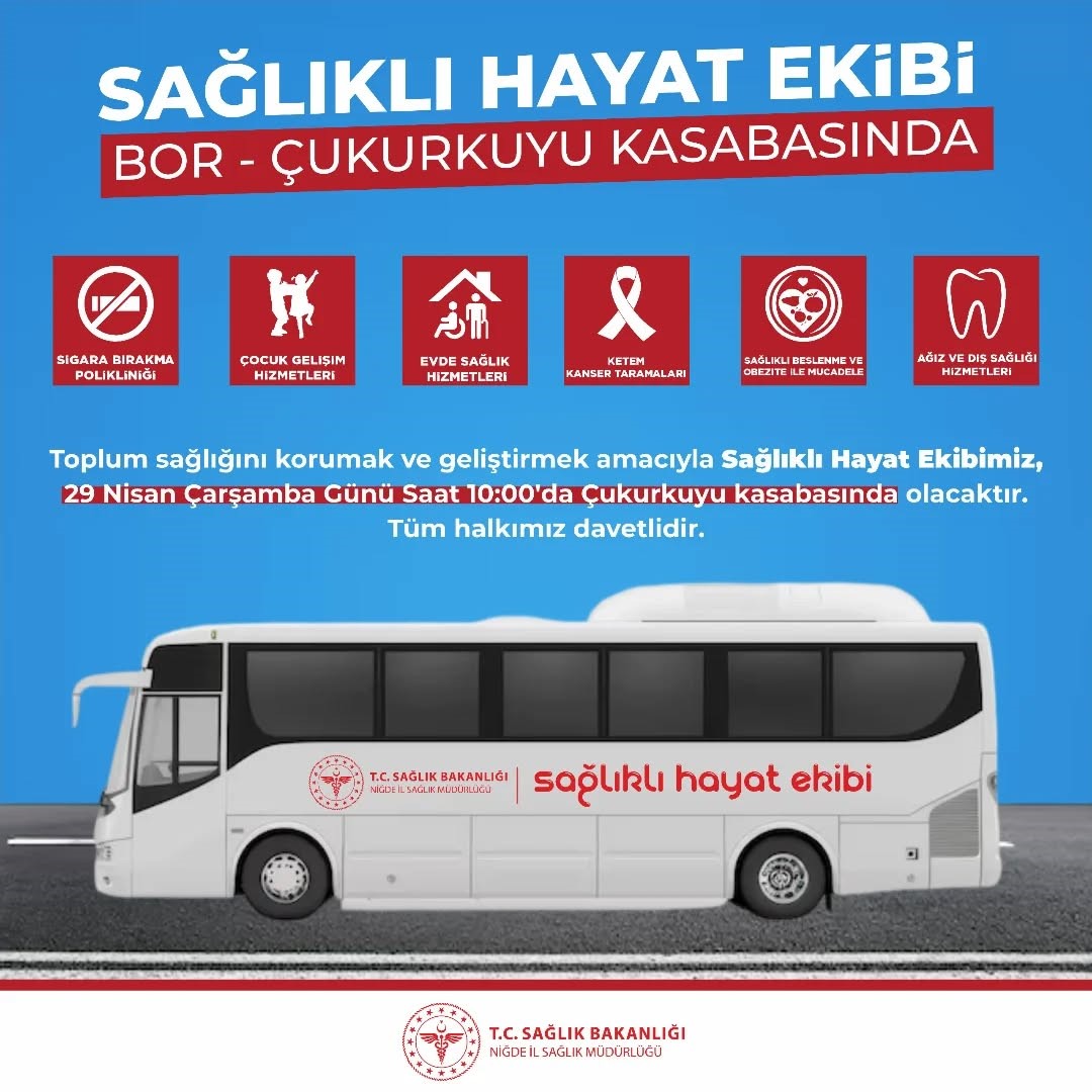 Mobil Sağlıklı Hayat Ekibi Çukurkuyu’da vatandaşlarla buluşacak
?v=1