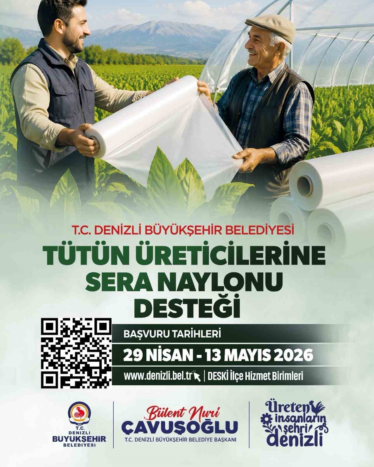 Denizli’de tütün üreticisine destek
?v=1