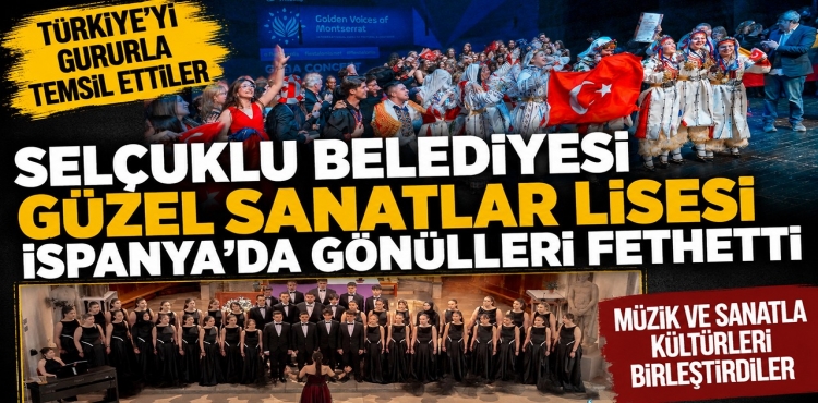 Selçuklu Belediyesi Güzel Sanatlar Lisesi İspanya’da gönülleri fethetti?v=1