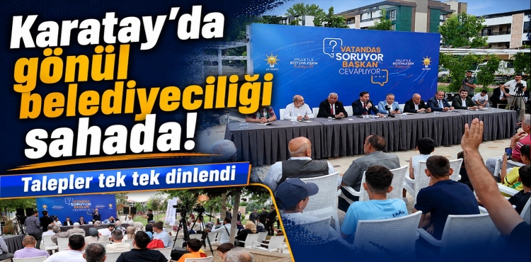 Karatay’da Gönül Belediyeciliği Sahada Talepler Tek Tek Dinlendi?v=1