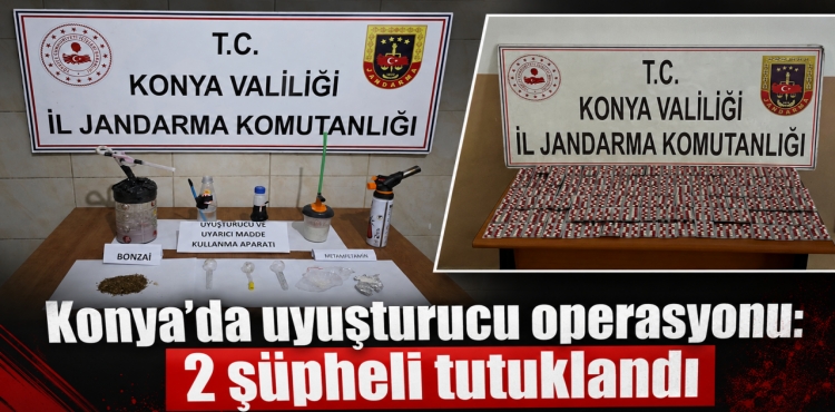 Konya’da Uyuşturucu Operasyonu 2 Şüpheli Tutuklandı?v=1