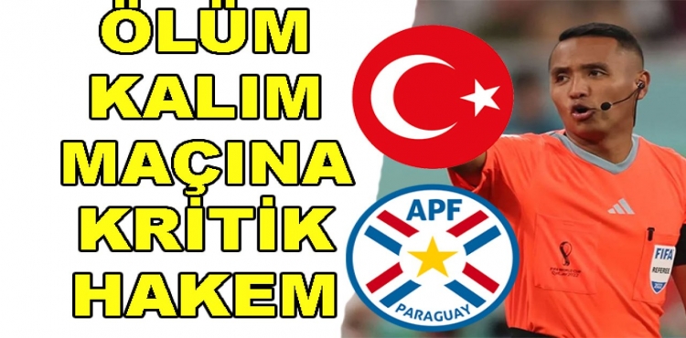 Türkiye-Paraguay maçına El Salvadorlu Hakem?v=1