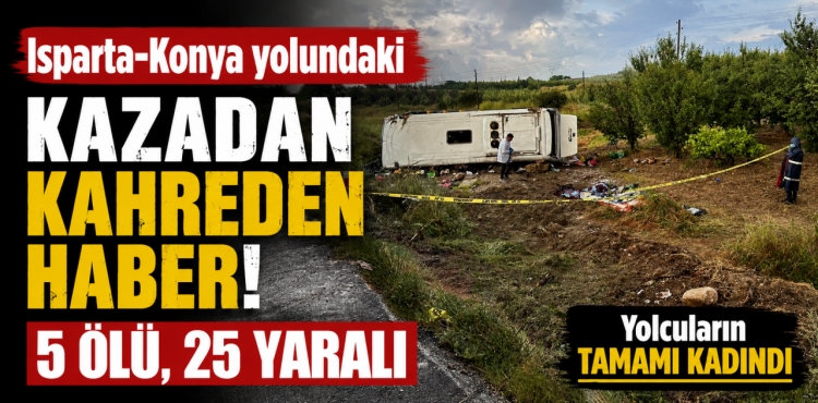 Konya’dan Geziye Gidenleri Taşıyan Midibüste Acı Bilanço 5 Ölü, 25 Yaralı?v=1