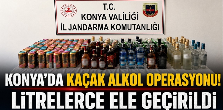 Konya'da Kaçak Alkol Operasyonu Litrelerce Ele Geçirildi?v=1