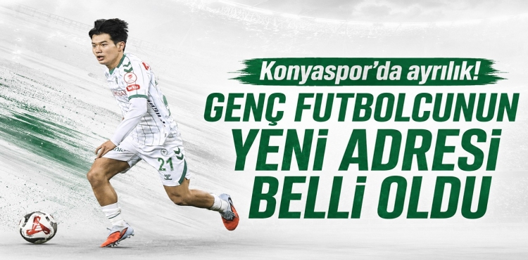 Konyaspor'da Ayrılık  Genç Futbolcunun Yeni Adresi Belli Oldu