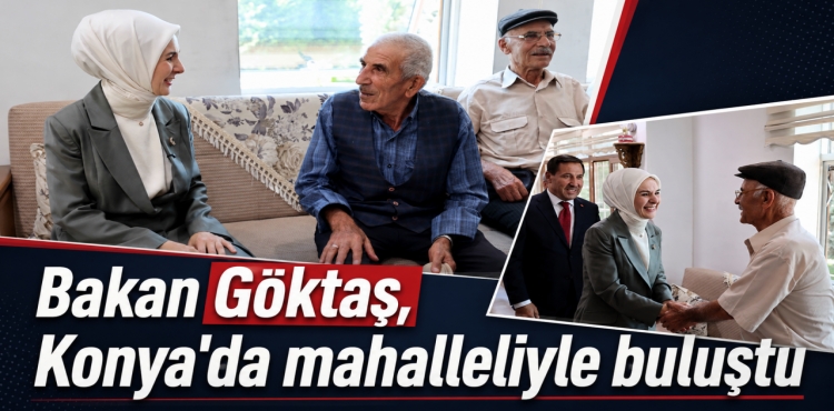 Bakan Göktaş, Konya'da Mahalleliyle Buluştu?v=1
