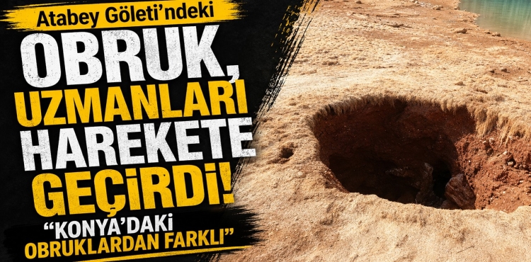 Atabey Göleti'ndeki Obruk, Uzmanları Harekete Geçirdi!?v=1