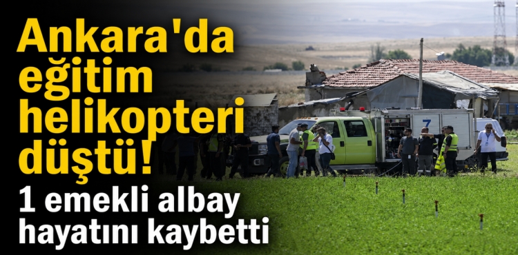 Ankara'da Eğitim Helikopteri Düştü 1 Emekli Albay Hayatını Kaybetti?v=1