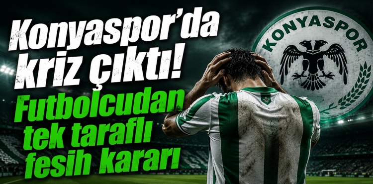 Konyaspor’da Kriz Çıktı Futbolcudan Tek Taraflı Fesih Kararı?v=1