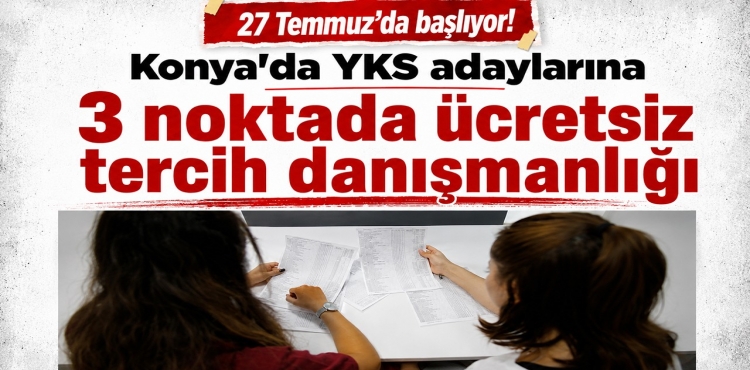 Konya'da YKS Adaylarına 3 Noktada Ücretsiz Tercih Danışmanlığı?v=1