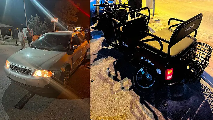 Konya'da hastane önünde ters yön kazası: 2 yaralı