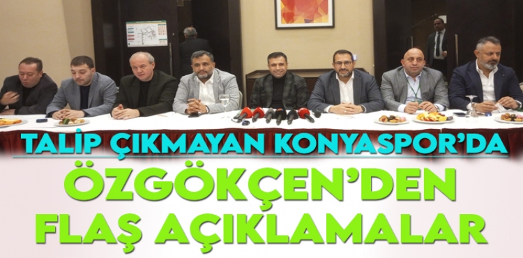 Konyaspor'da yapılamayan genel kurulun hemen ardından Fatih Özgökçen'den dikkat çeken açıklamalar