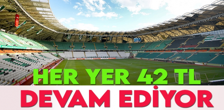 Konyaspor'da bilet indirimi devam ediyor: Ne alırsan al 42 TL