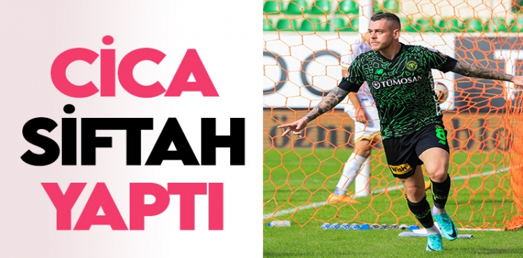 Cicaldau'dan Konyaspor formasıyla ilk gol geldi