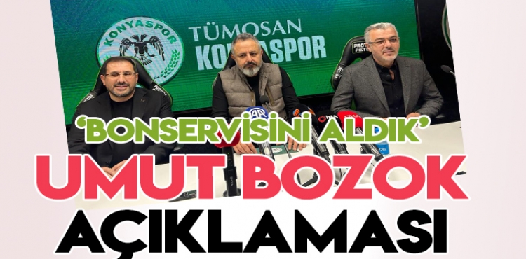 Konyaspor Başkanı Ömer Korkmaz'dan Umut Bozok Transferiyle İlgili Son Durum Açıkladı