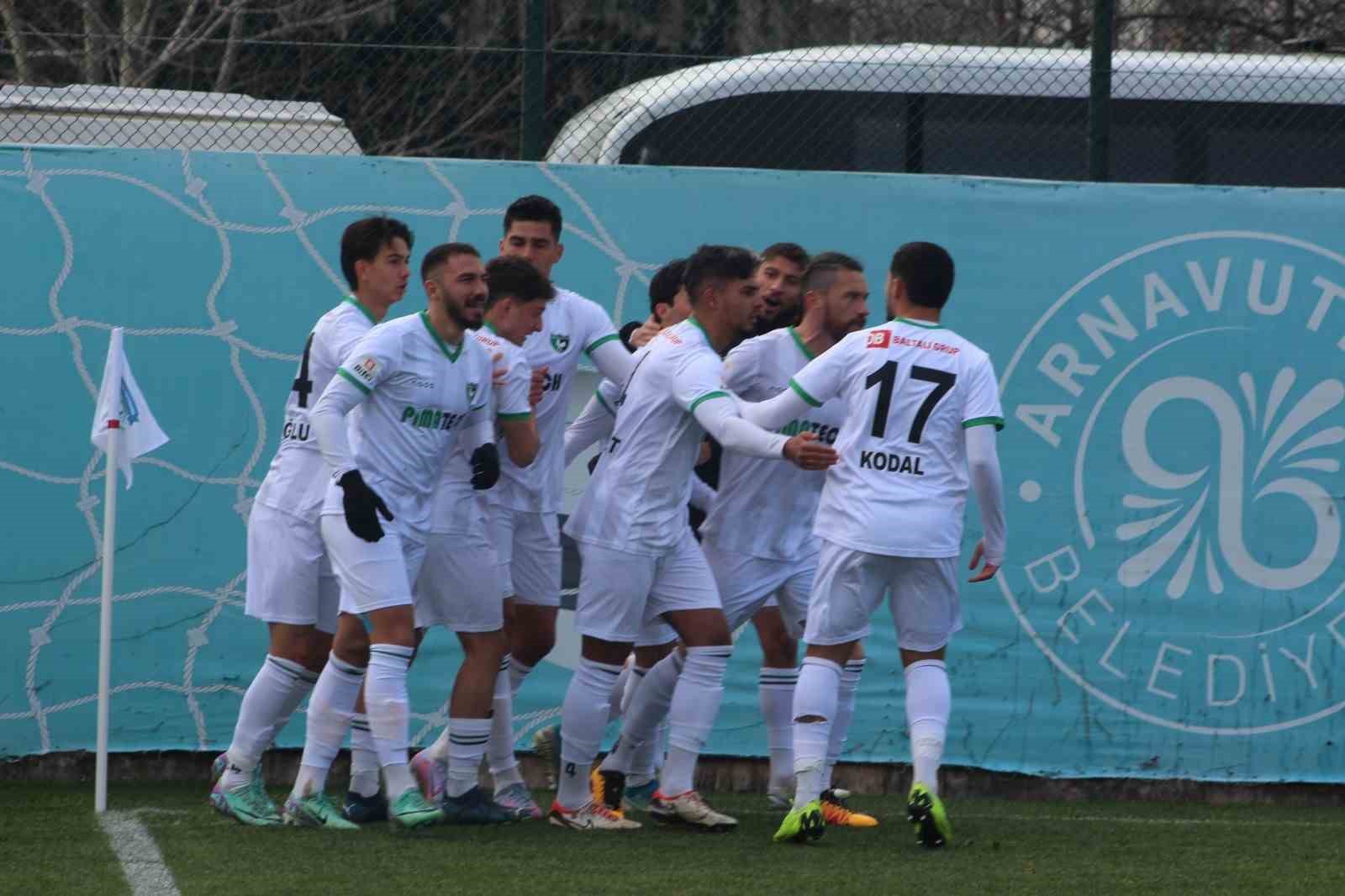 TFF 2. Lig: Arnavutköy Belediyespor: 2 - Denizlispor: 2
