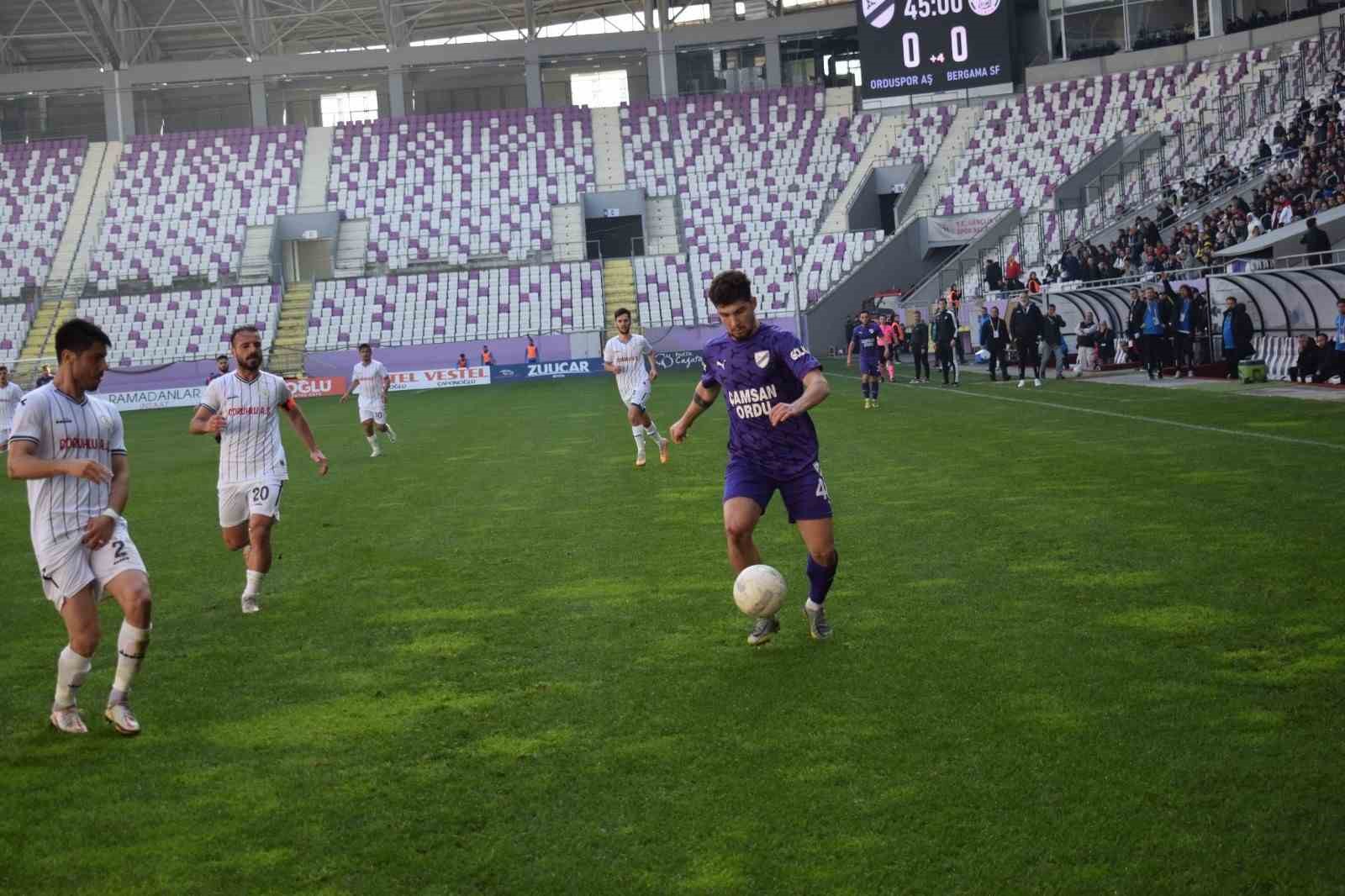 TFF 3. Lig: Orduspor 1967: 1 - Bergama Belediyespor: 0
