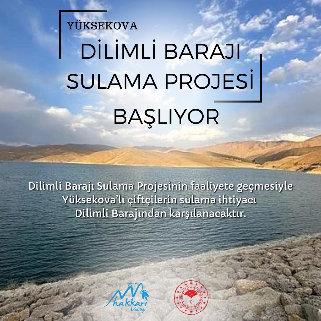Vali Çelik  Dilimli Barajı 1. Kısım Sulama Projesi ihale edildi 
