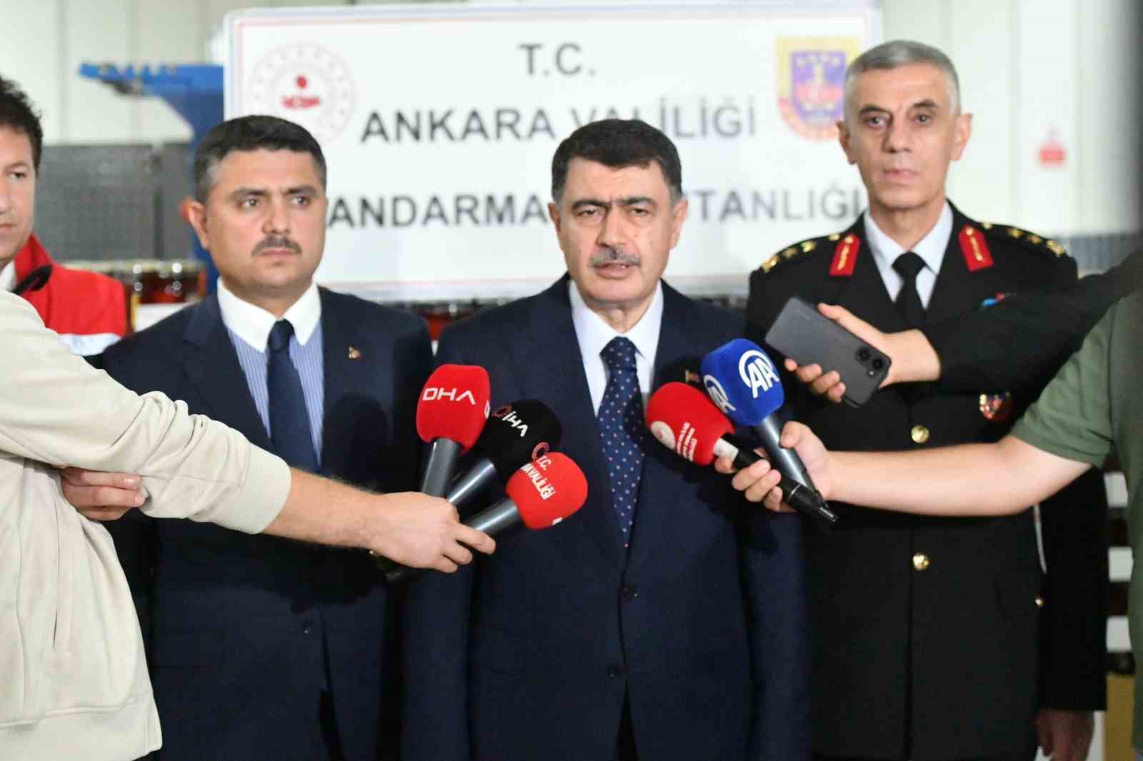 Ankara’da halk sağlığını tehdit edebilecek koşullarda bal üreten fabrikada 8 bin ton malzeme ele geçirildi
