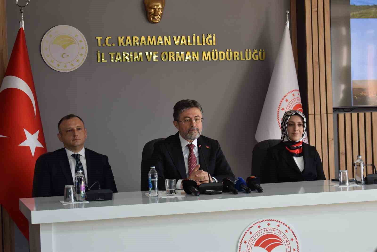 Bakan Yumaklı:  Tarımsal üretimle alakalı en önemli husus üretim planlamasıydı, 2024 içerisinde hayata geçirdik 
