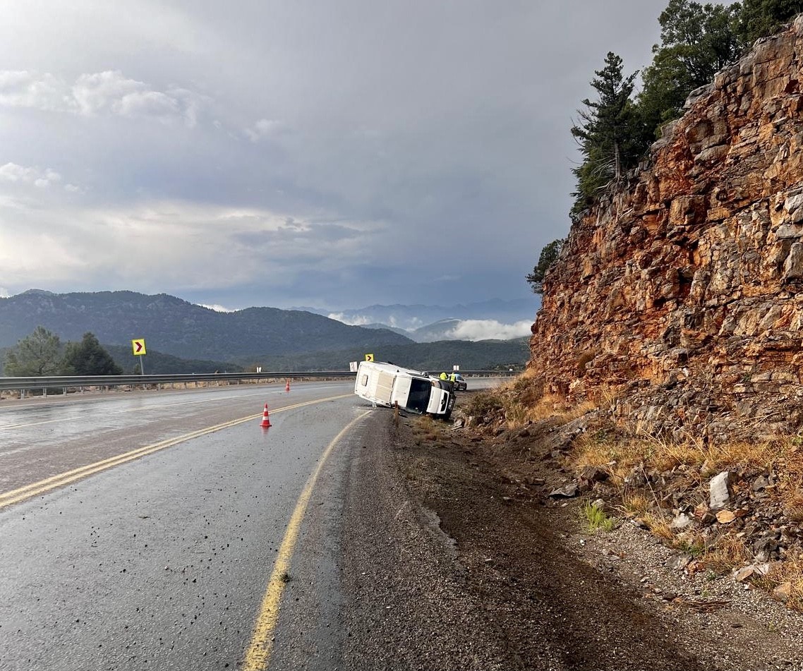 Akseki’de trafik kazası: 1 yaralı
