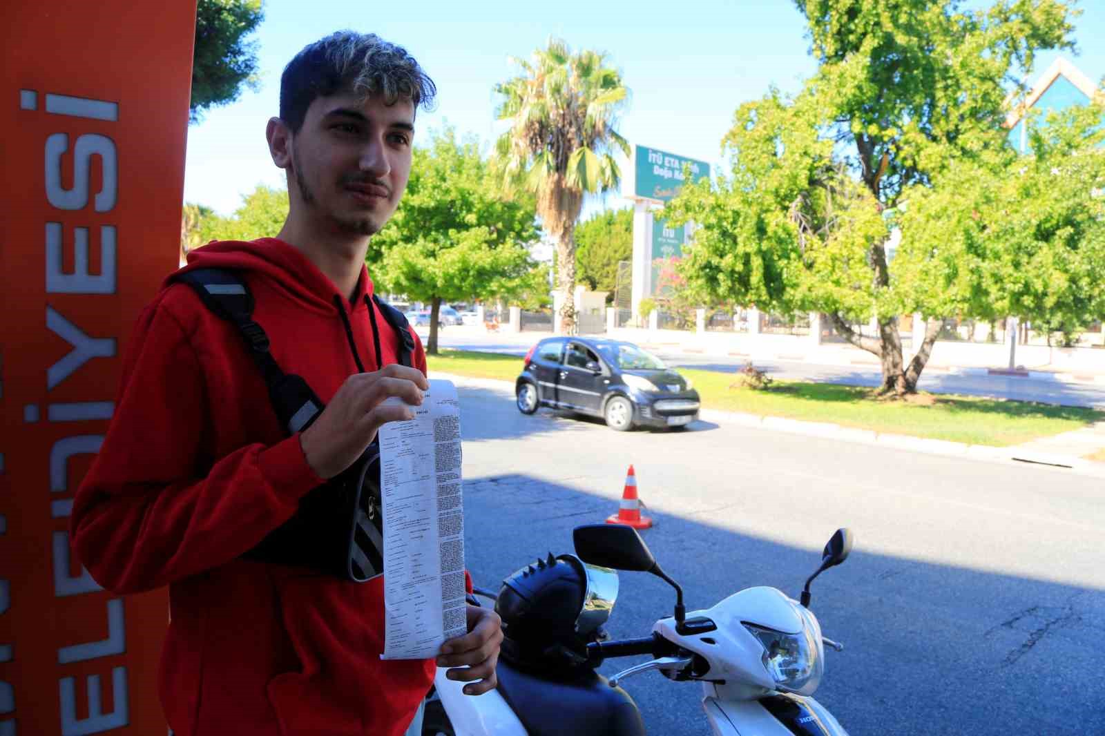 Denetime takılan motokurye:  10 günde 3 ceza yedim 
