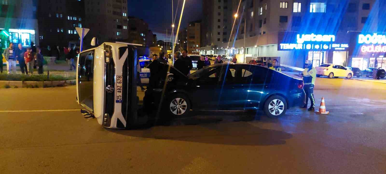 Erzurum’da trafik kazası: 6 yaralı
