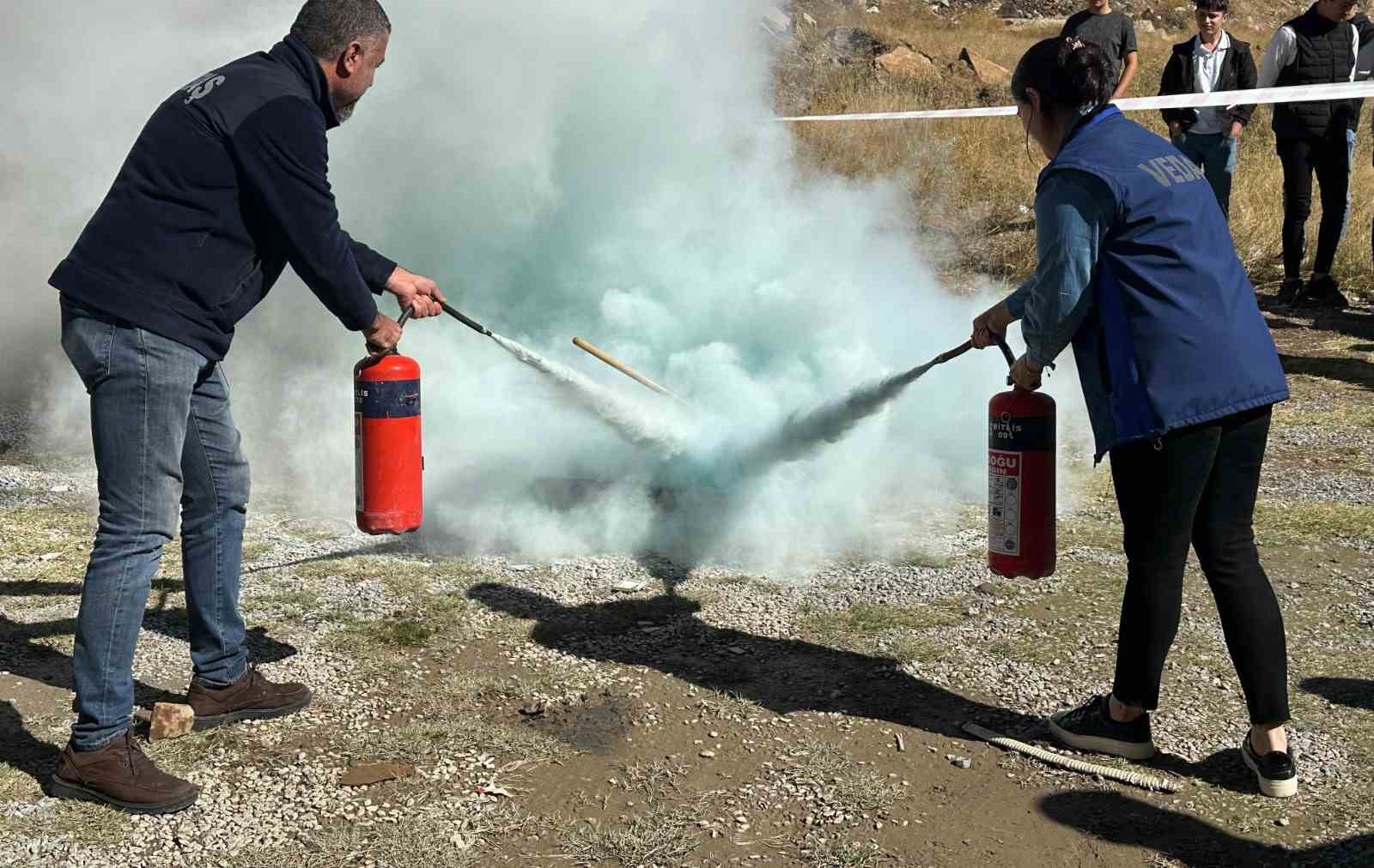 VEDAŞ’tan yangın tatbikatı
