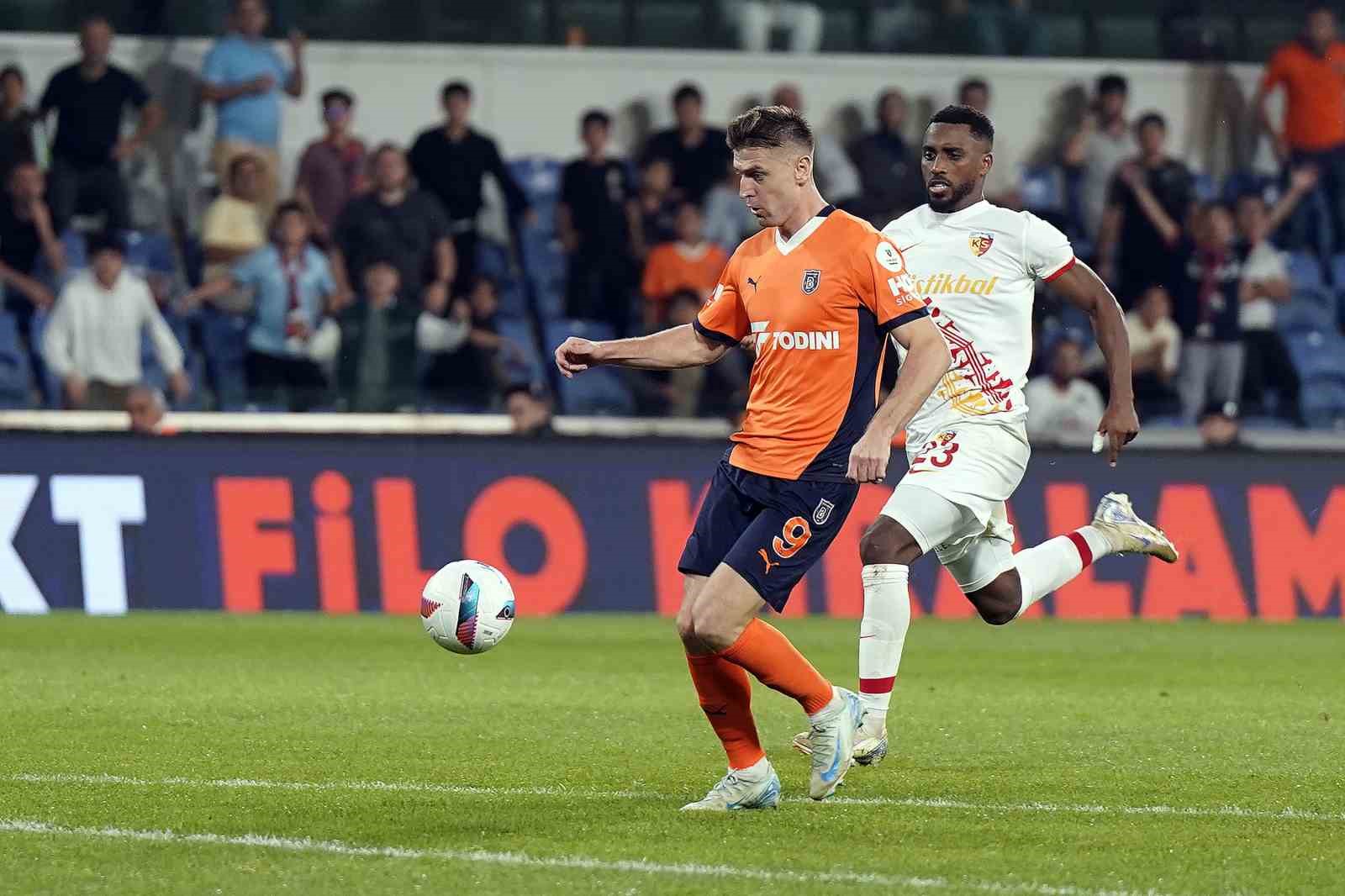 Trendyol Süper Lig: RAMS Başakşehir: 1 - Kayserispor: 1 (Maç sonucu)
