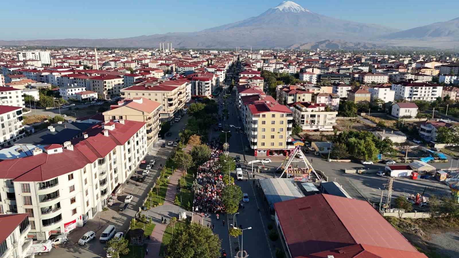 Iğdır’da Gazze’ye destek yürüyüşü
