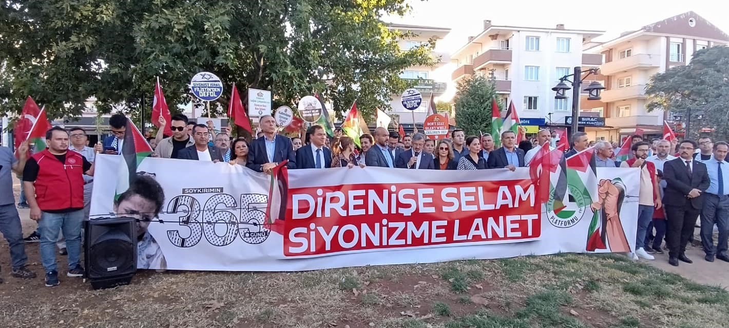 Muğla’da  Direnişin Simgesi Gazze  yürüyüşü gerçekleştirildi
