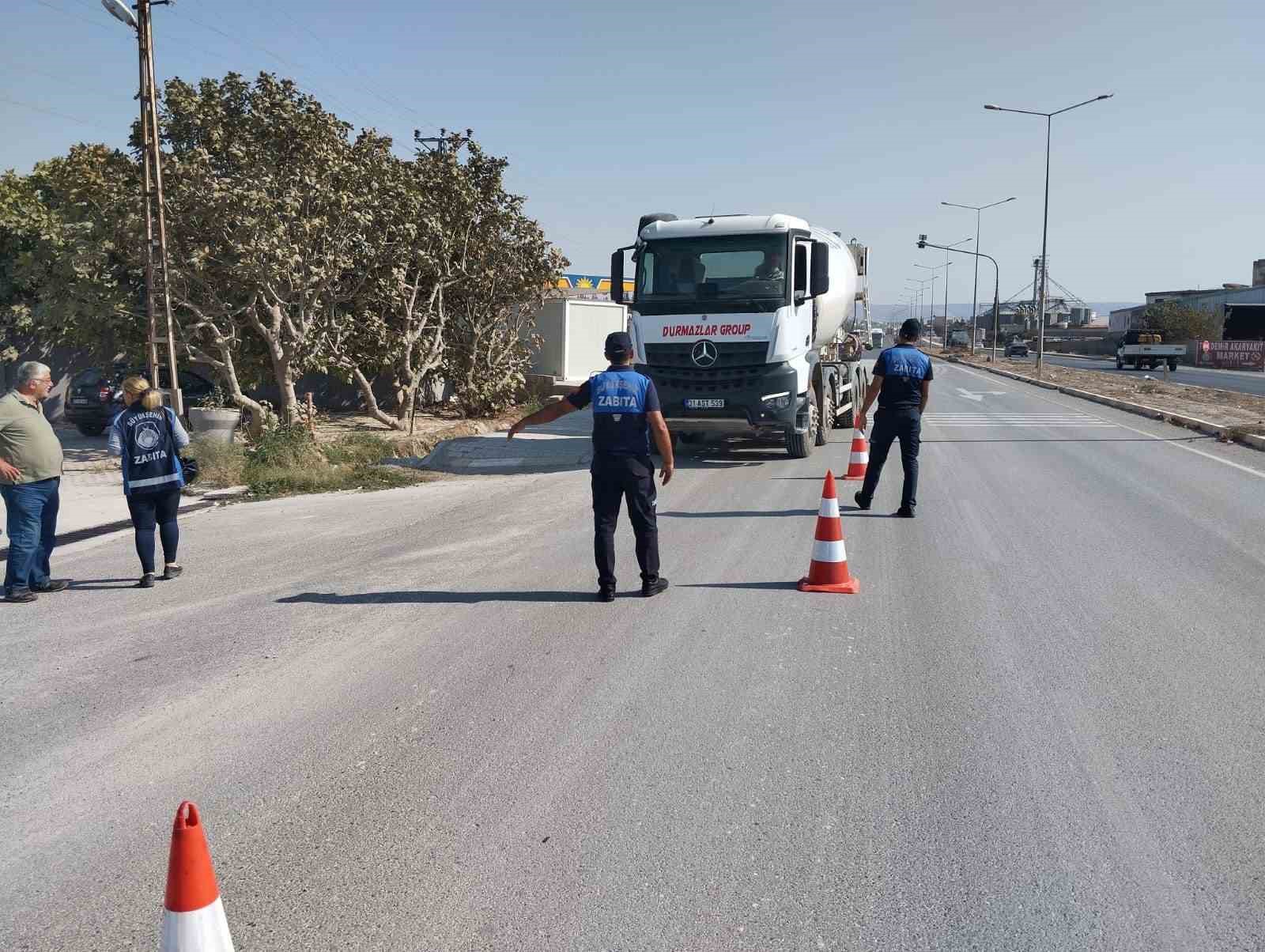 HBB zabıta ekipleri 81 hafriyat kamyonuna ceza uyguladı
