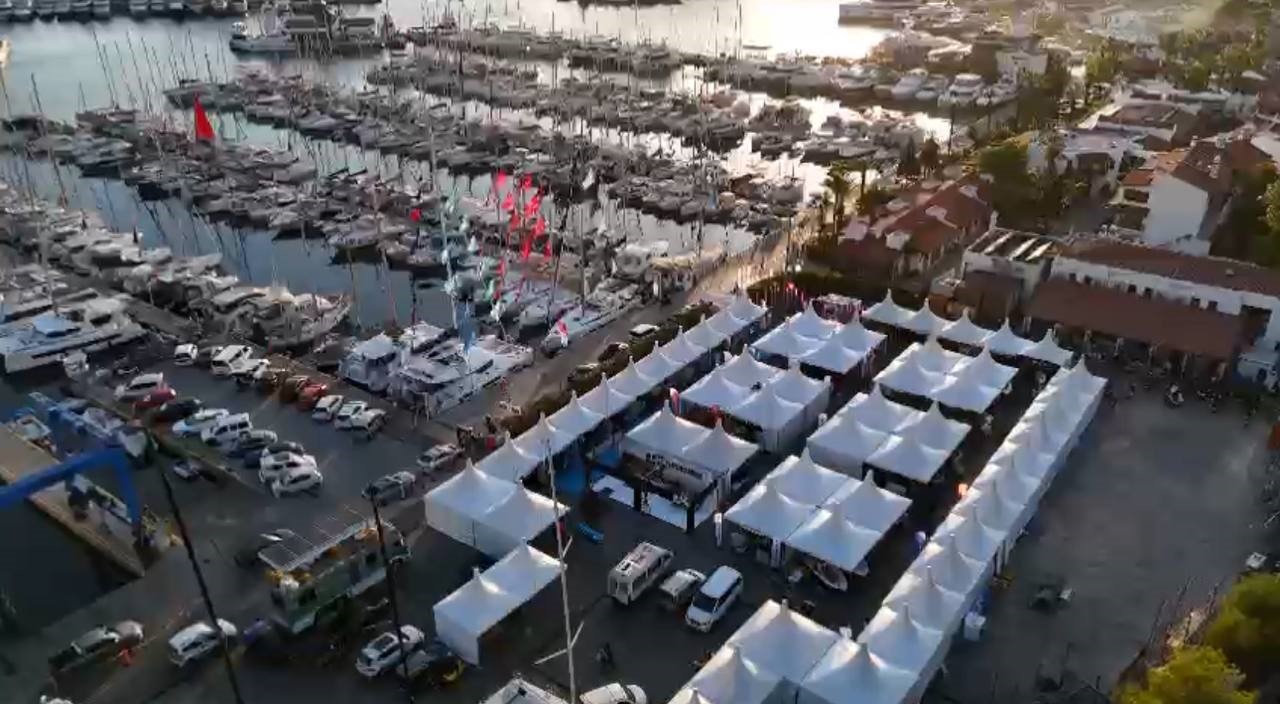 Marmaris Boat Show’da denizcilik sektörünün önde gelen firmaları bir araya geldi
