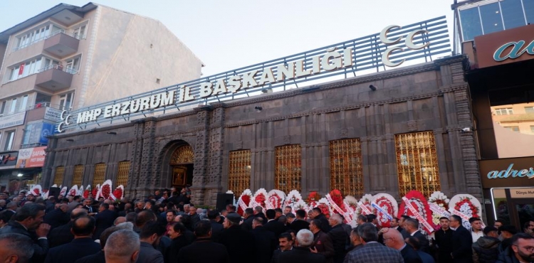 MHP Erzurum İl Başkanlığı tarihi binada hizmet verecek