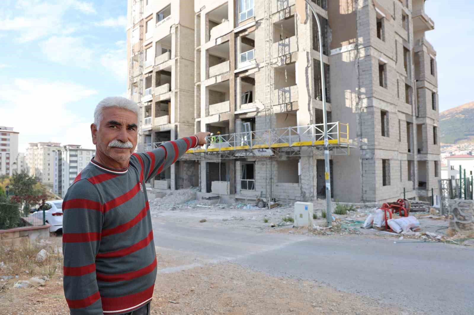 Kahramanmaraş’ta orta hasarlı konutların güçlendirme çalışmalarına başlandı
