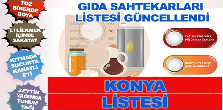 Gıda sahtekarları listesi güncellendi!