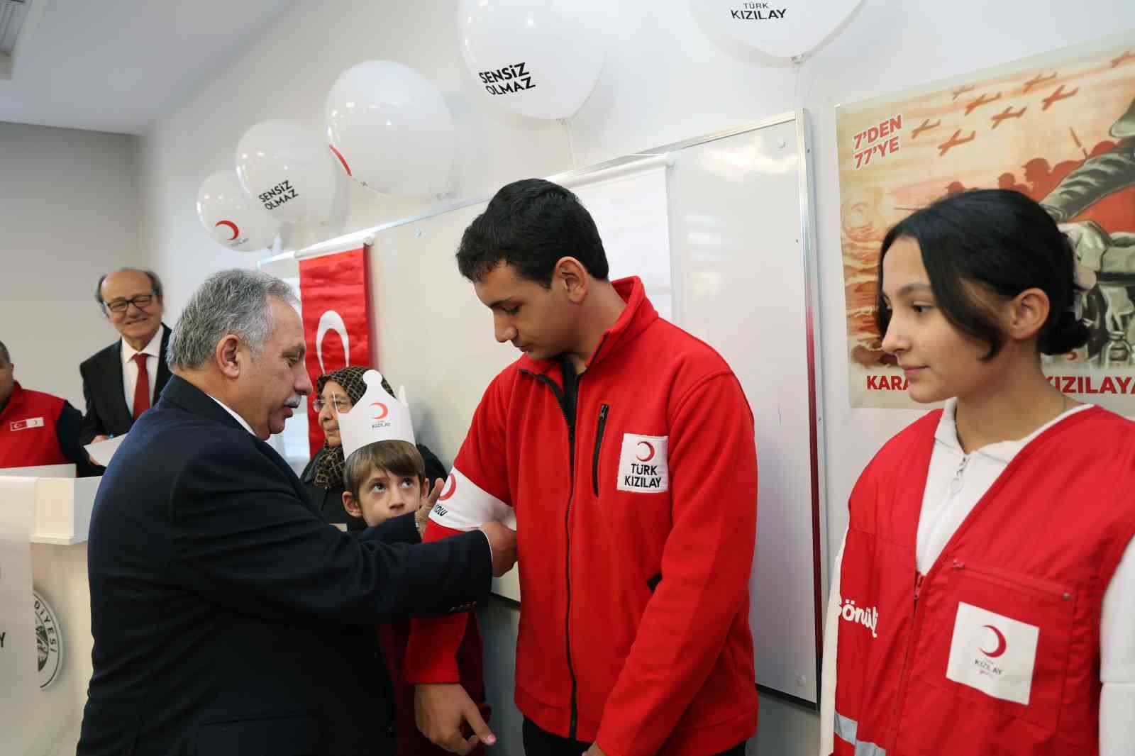 Başkan Yalçın:  Türkiye’de Kızılay olarak projelendirilen tek bina 
