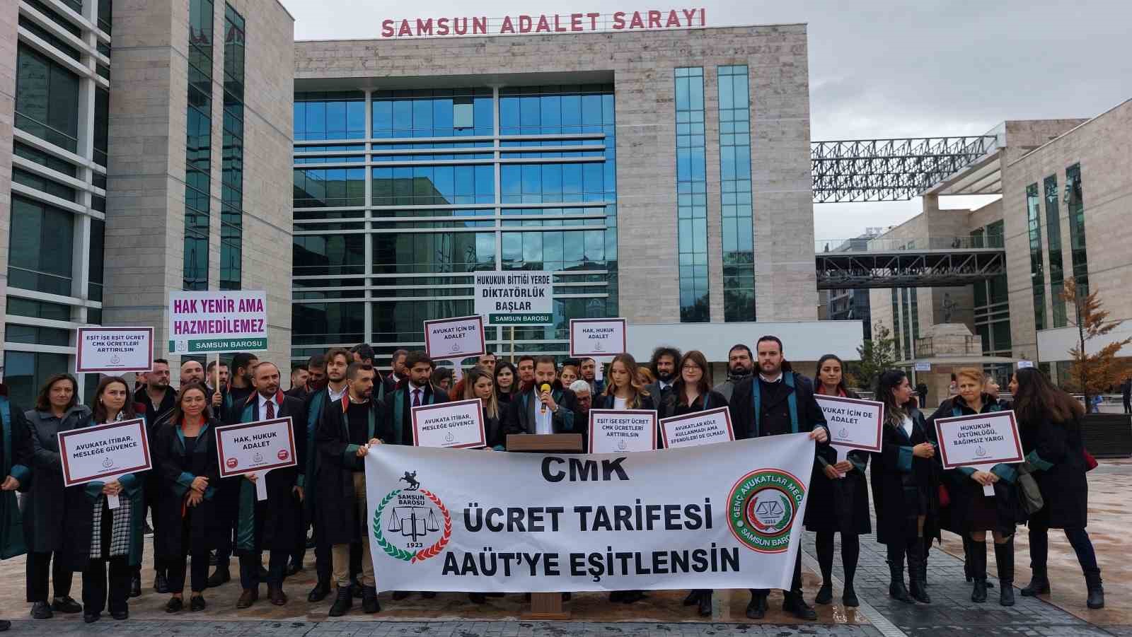 Avukatlar CMK ücretlerinin avukatlık asgari ücret tarifesine yükseltilmesini istedi
