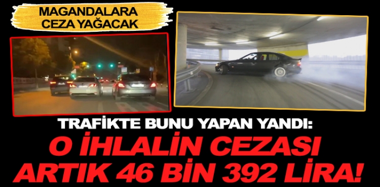 Trafikte bunu yapan yandı: O ihlalin cezası artık 46 bin 392 lira!?v=1