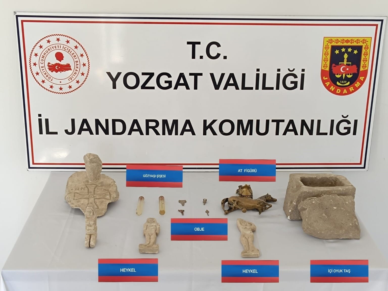 Yozgat’ta tarihi eser kaçakçılığı: 5 gözaltı
