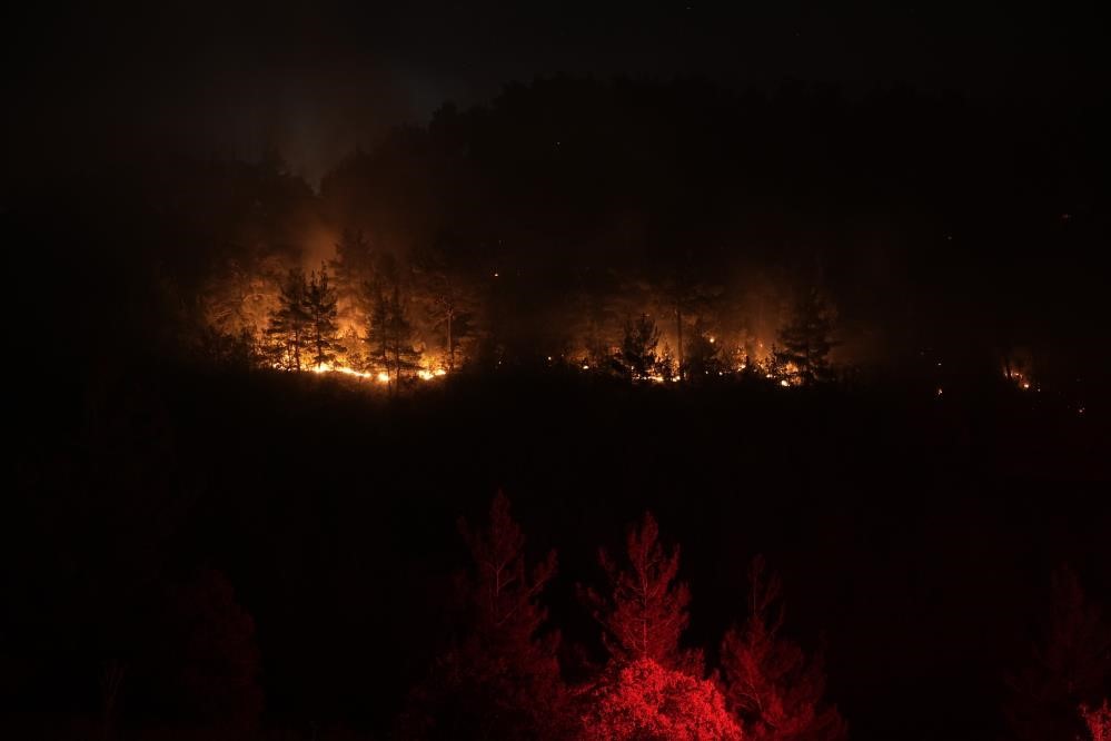 Balıkesir ile Bursa sınırındaki orman yangını kontrol altında
