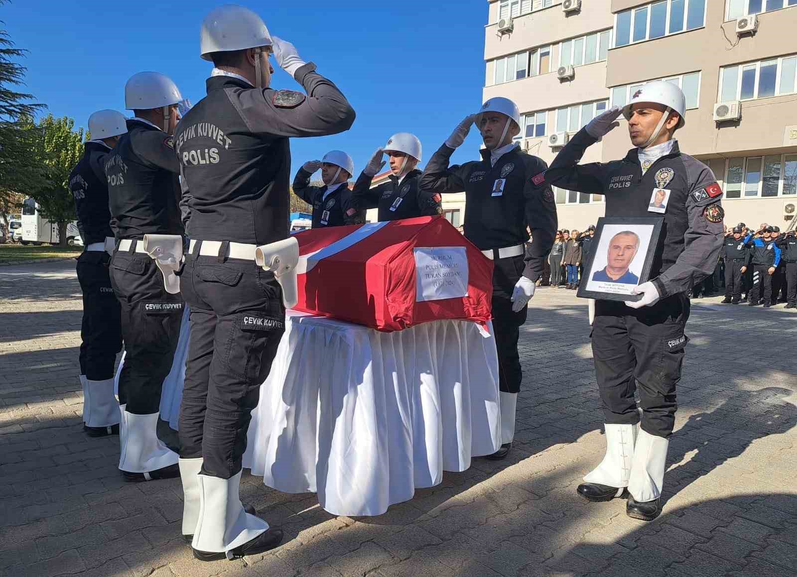 Muğla’da hayatını kaybeden polis memuru için tören düzenlendi
