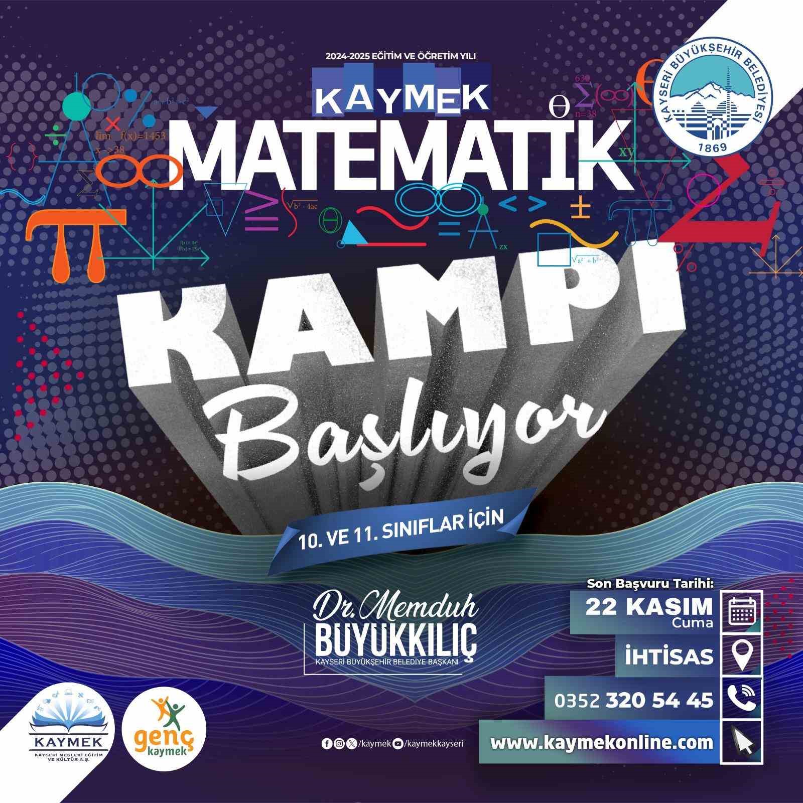 KAYMEK’in Matematik Kampı kayıtları başladı
?v=1